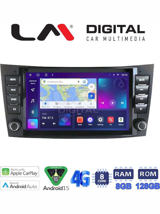 LM Digital Автомобилна Аудио Система (Блутут/USB/WiFi/GPS/Apple-Carplay/Android-Auto)
