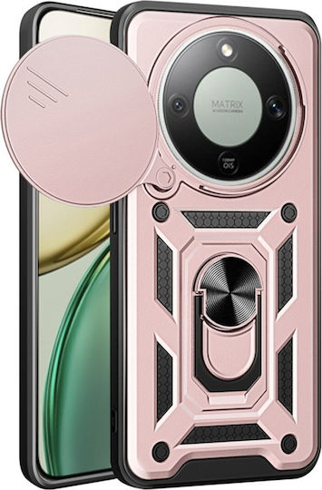 Techsuit Camshield Series Umschlag Rückseite Rose Gold (Honor Magic8 Lite)