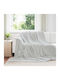 vidaXL Decken & Couchdecken Sesselüberwurf Fleece 240x220cm Grau
