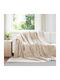 vidaXL Fleece-Decke Übergröße 220x240cm Beigefarbe