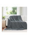 vidaXL vidaXL Fleece Decke Übergröße 240x270cm Dunkelgrau