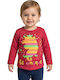 Kids' Shirt Long Sleeve Red