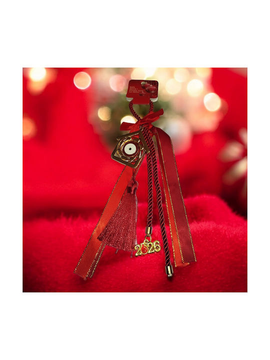 ShuShu Suspendata Amulet Casa Roșu din Metal 2026 1buc