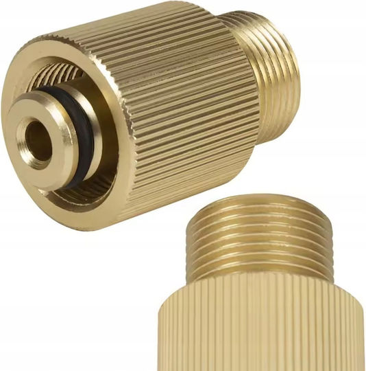Adaptor Brassconnect M22 Reducție Alamă 15 Mm + 14 Mm Pin Filet M22 Karcher Lavor Bosch Nilfisk Mașini de Spălat