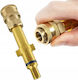 Jetlink Brasspro Nh-ak – Brass Adapter Nilfisk Huter Anlu Kolner Washers 1/4" Quick Coupling Adapter Foamers Accessories Durable Resistant