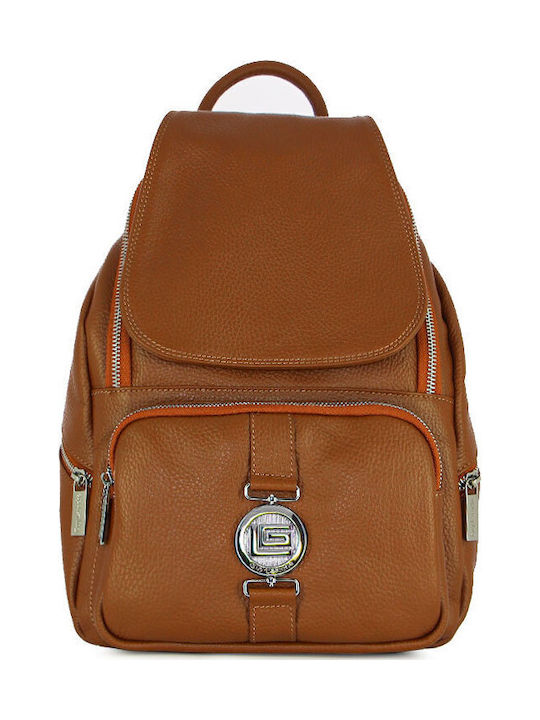 Guy Laroche Leder Damentasche Rucksack Tabac Braun