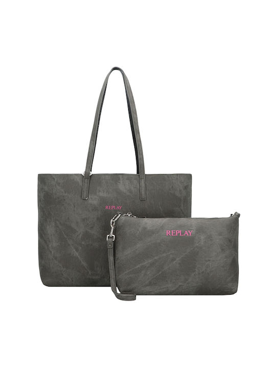 Set Women's Shopper Bag Grey