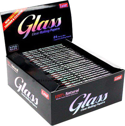 Glass Papers Clear Листчета за свиване на цигари King Size 40 листове 24бр