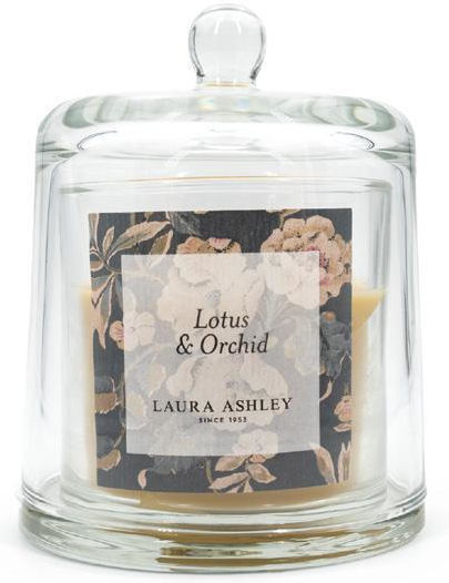 Laura Ashley Αρωματικό Κερί Σόγιας σε Βάζο με Άρωμα Lotus & Orchid 210gr