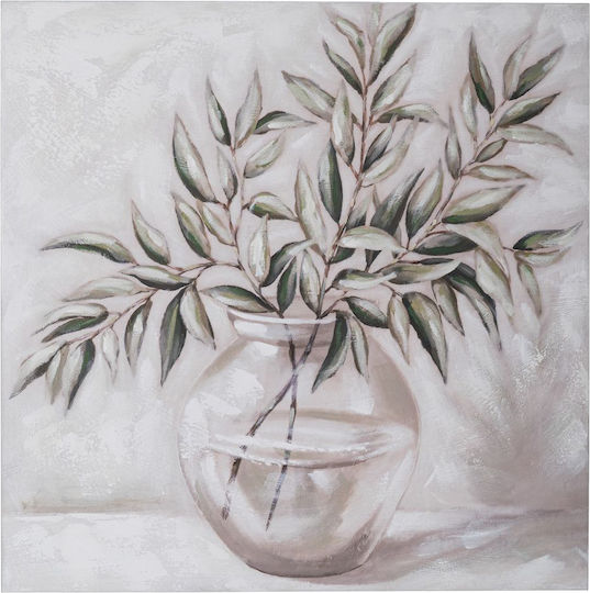 Painting Plant Oil Painting Printed Canvas 80x80cm Iliadis 92730