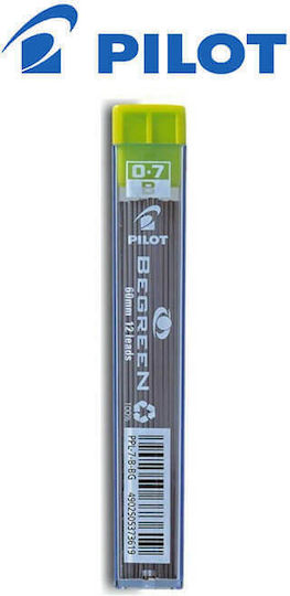 Pilot 12 Verpackungen x 12 Minen für Bleistifte Stärke 0.7mm Typ 2B