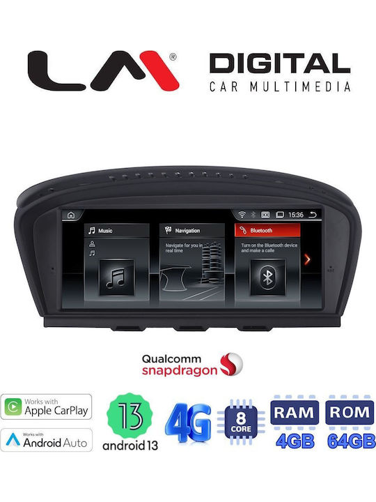 LM Digital Auto-Audiosystem für BMW E60 2005 > 2010 (Bluetooth/USB/WiFi/GPS/Apple-Carplay/Android-Auto)