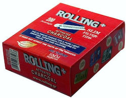 Rolling Slim Ενεργού Άνθρακα 200τμχ Rolling Slim Ενεργού Άνθρακα 200τμχ