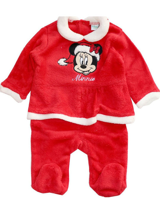 Disney Minnie Mouse Body pentru Bebeluși Red