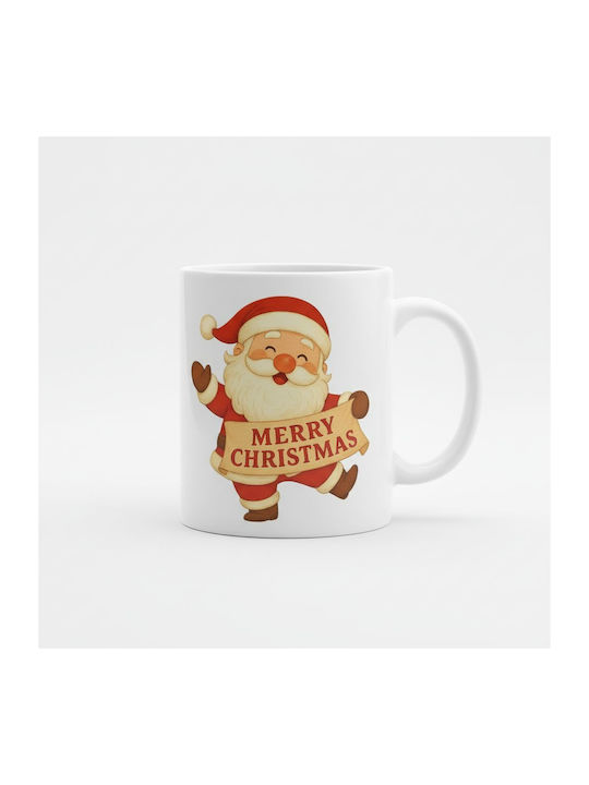 Weihnachtlicher Becher mit Weihnachtsmann