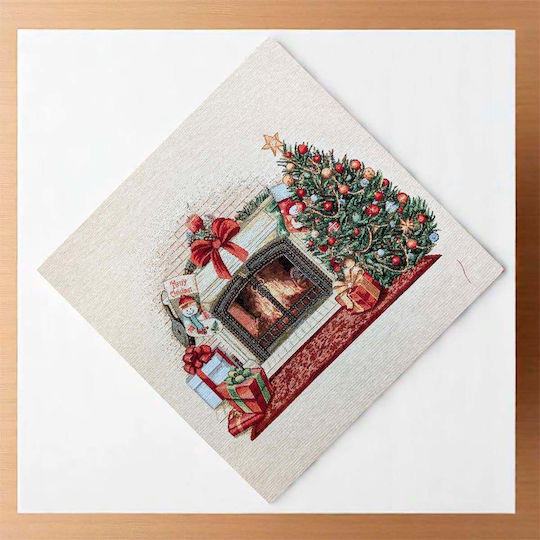 Cotone Christmas Tablecloth L44xW44cm.