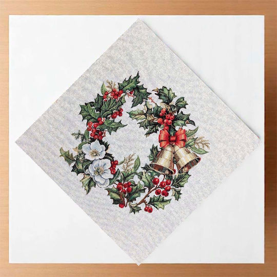 Cotone Christmas Tablecloth L44xW44cm.