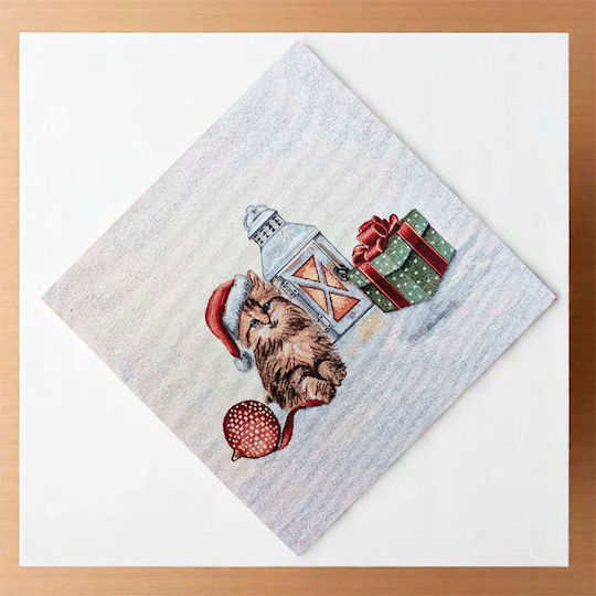 Cotone Christmas Tablecloth L44xW44cm.
