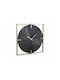PTMD Collection Wanduhr Metallisch Gold 53x5cm
