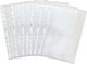 Metron Plastic Sleeves for Documents A4 with Holes and Reinforcement 100pcs
