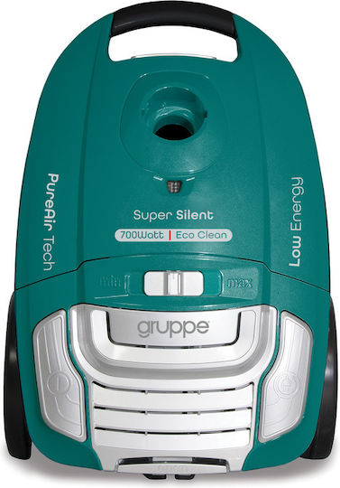 Gruppe VCB43C16A-70 Ηλεκτρική Σκούπα 700W με Σακούλα 3lt Πράσινη