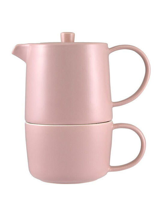 Maxwell & Williams Teapot Porcelain Pink 450ml