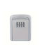 Panora Wall-mounted Combination Key Holder Metallic with Combination Dial 2 Hooks 7.5x3.7x9.4cm