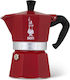 Bialetti Stovetop Espresso Pot 3 Cups Roșu