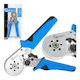 Geko Crimping Pliers for Brass Terminals Cross-Section Range 0.25 - 6mm² with Ratchet Mechanism Length 175mm