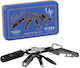 Gentlemen's Hardware Blue Multitool Keychain