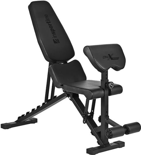 inSPORTline ON-X AB10 Adjustable Workout Bench General Use / Biceps / Abdominal Black