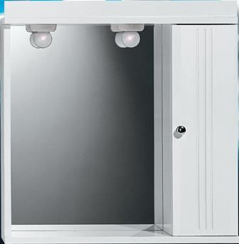Piccadilly Банско Огледало с Шкаф 55x60см Бял