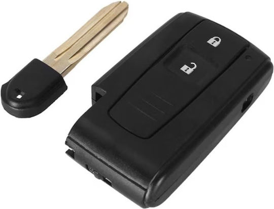 Husă Pentru Chei Auto Toyota 2 Butoane Compatibilă Cu Modelele Corolla Prius Camry Rav4