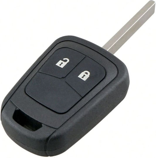 Husă Pentru Chei Auto 2 Butoane Opel Astra J Insignia A Corsa E Mokka Zafira C Meriva B Adam Ampera Cascada Hu101 Blade