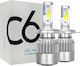Lamps Car H4 LED 6500K Cold White 12-24V / 32V 36W 2pcs