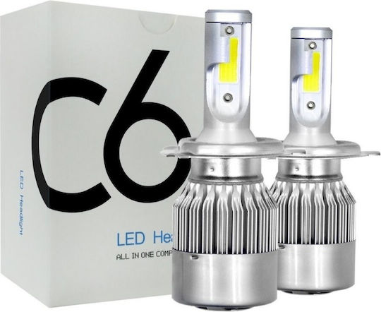 Lamps Car H4 LED 6500K Cold White 12-24V / 32V 36W 2pcs