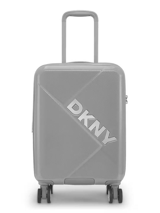 DKNY Cabin Travel Suitcase Grey with 4 Wheels Height 55cm