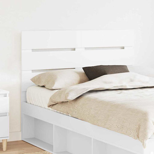 CM Wooden Bed Headboard White 120cm