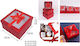 Decorative Christmas Box for Gift Red