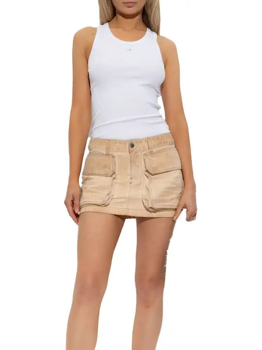 Diesel Γυναικεία Αθλητική Μπλούζα Αμάνικη White