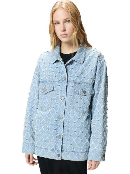 Pinko Pifferaio Denim Jacket Gin