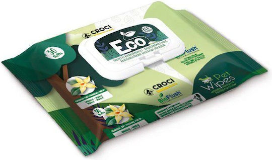 Croci 30 Μαντηλάκια Σκύλου & Γάτας με Άρωμα Βανίλια