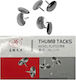 Justnote Set of 1000 Pushpins 702440