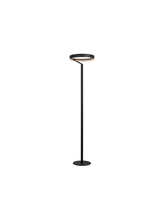 Aca LED Φωτιστικό Δαπέδου Υ170xΜ38.5εκ. με Θερμό Λευκό Φως 2150lm Μαύρο