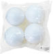 DIY Crafting Surfaces Styrofoam White Balls 75mm 4 Pieces