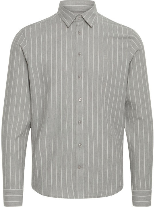 Casual Friday Дълъг ръкав Риза Mid Grey Melange