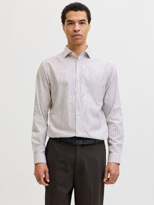 Jack & Jones Cămașă Bărbați Mânecă Lungă 100% B...