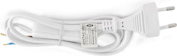Entac Rewireable Netzkabel 2g0.75 Schalter On Off Weiß 1m Entac Rewireable Netzkabel 2g0.75 Schalter On Off Weiß 1m