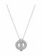 Rebekka Necklace Monogram from Gold Plated Steel
