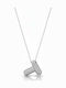Rebekka Necklace Monogram from Gold Plated Steel